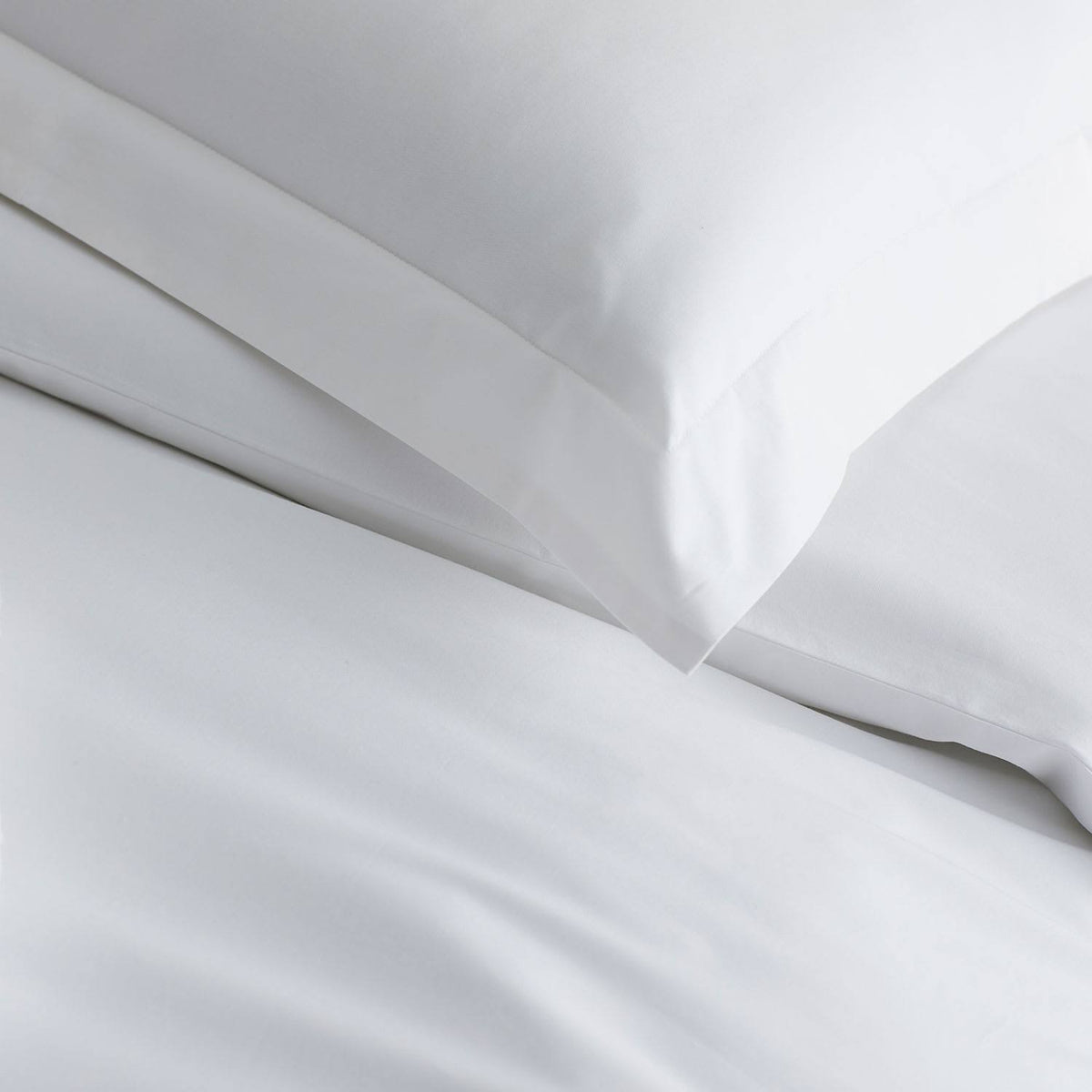 Organic Pearl Gray 300-Thread Count Cotton Percale King Sham C423846