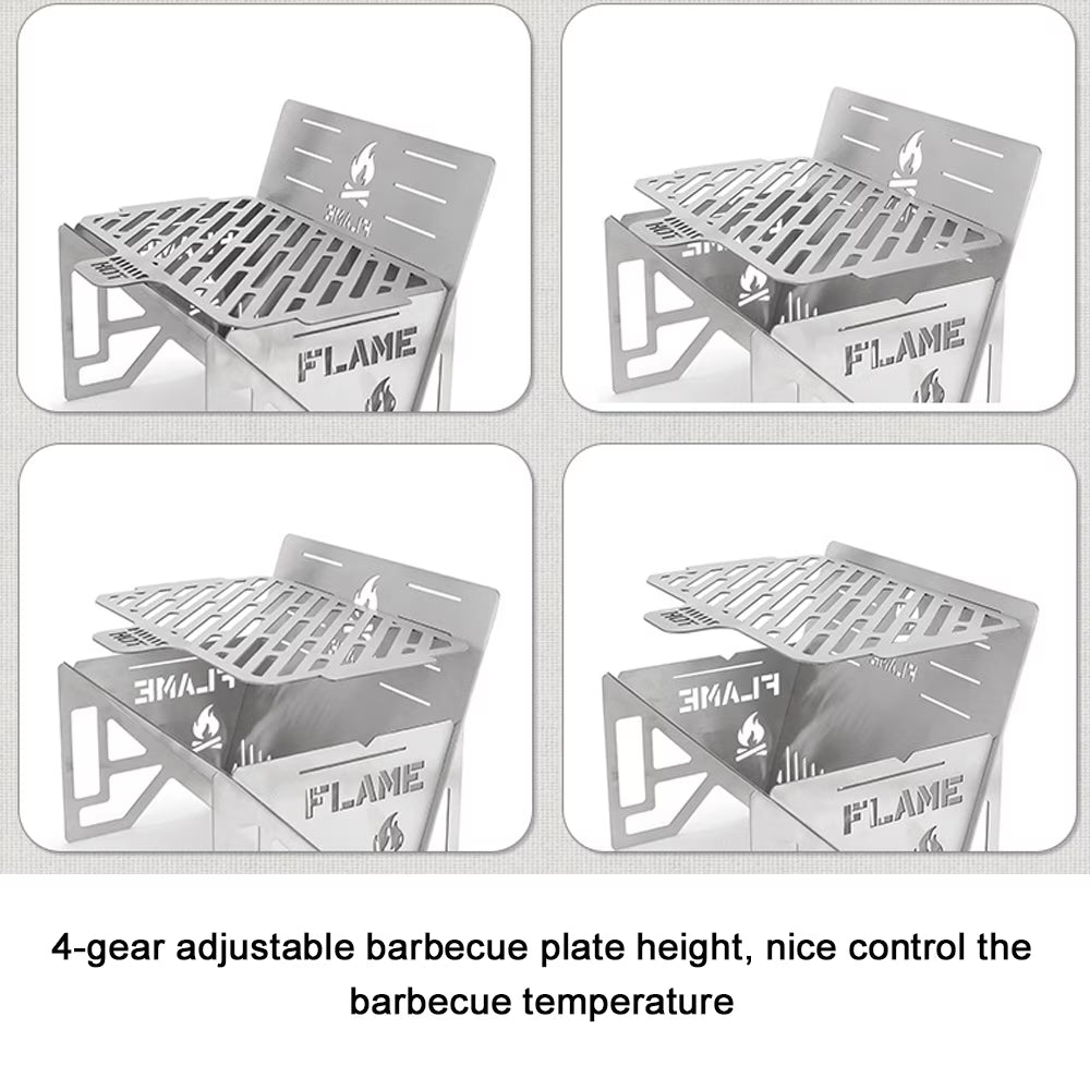 Detachable Stainless Steel Camping Stove C8328