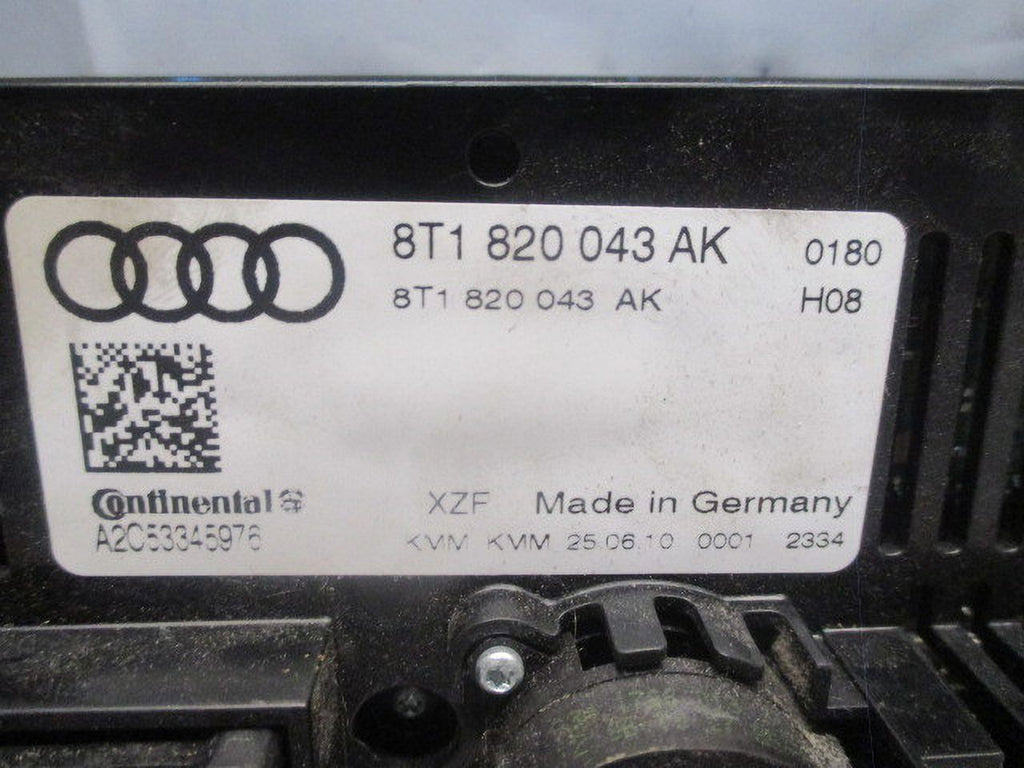 Pre-Owned Audi Q5 AC Heater Temperature Control Unit N8480