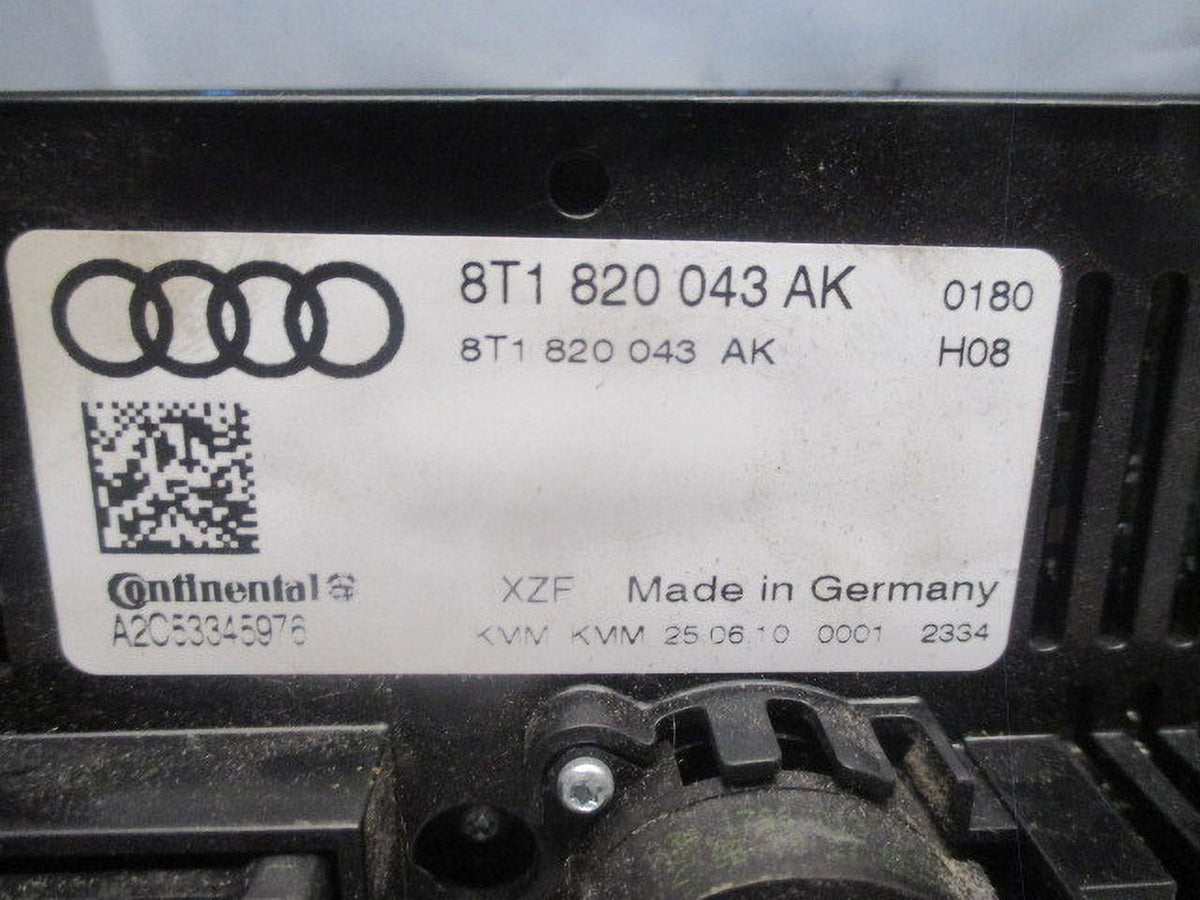 Pre-Owned Audi Q5 AC Heater Temperature Control Unit N8480