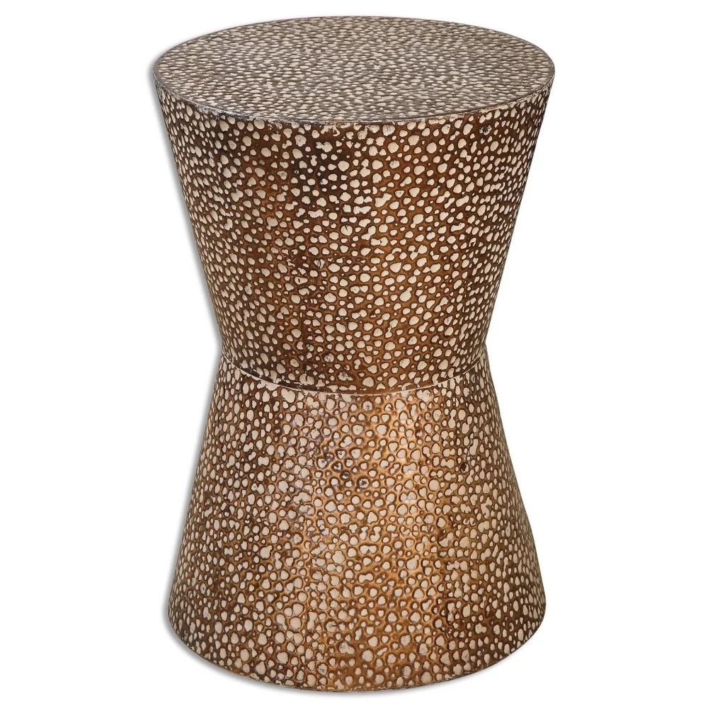 Drum Shaped Accent Table 19.88 inch E19343