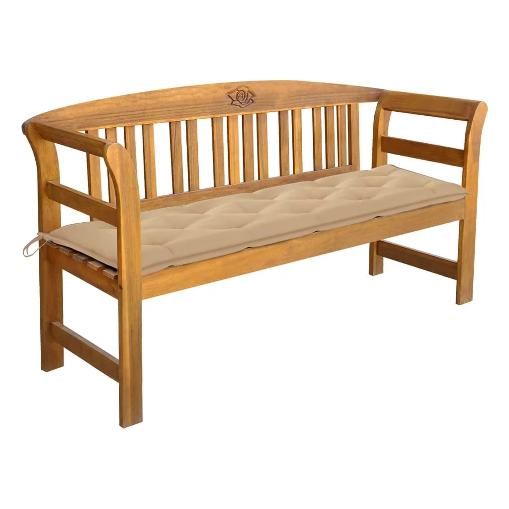 Acacia Wood Patio Bench I912