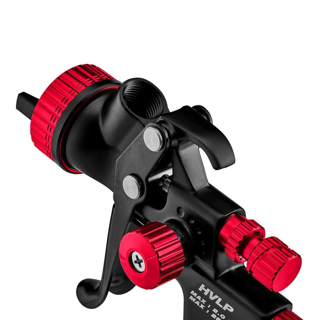 HVLP Gravity Feed Spray Gun with Side Fan Control D29195
