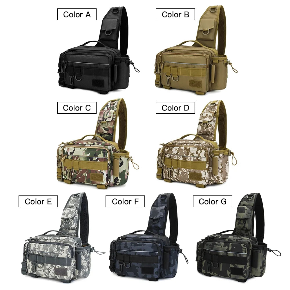 Water-resistant Fishing Sling Pack Waist Bag B305