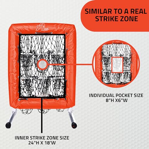 Baseball Pitching Net with Strike Zone A1179