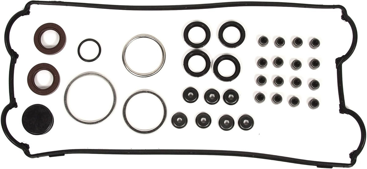 Head Gasket Set with Head Bolts Intake Exhaust Valves for Honda CR-V 2.0L DOHC 16V Y2478