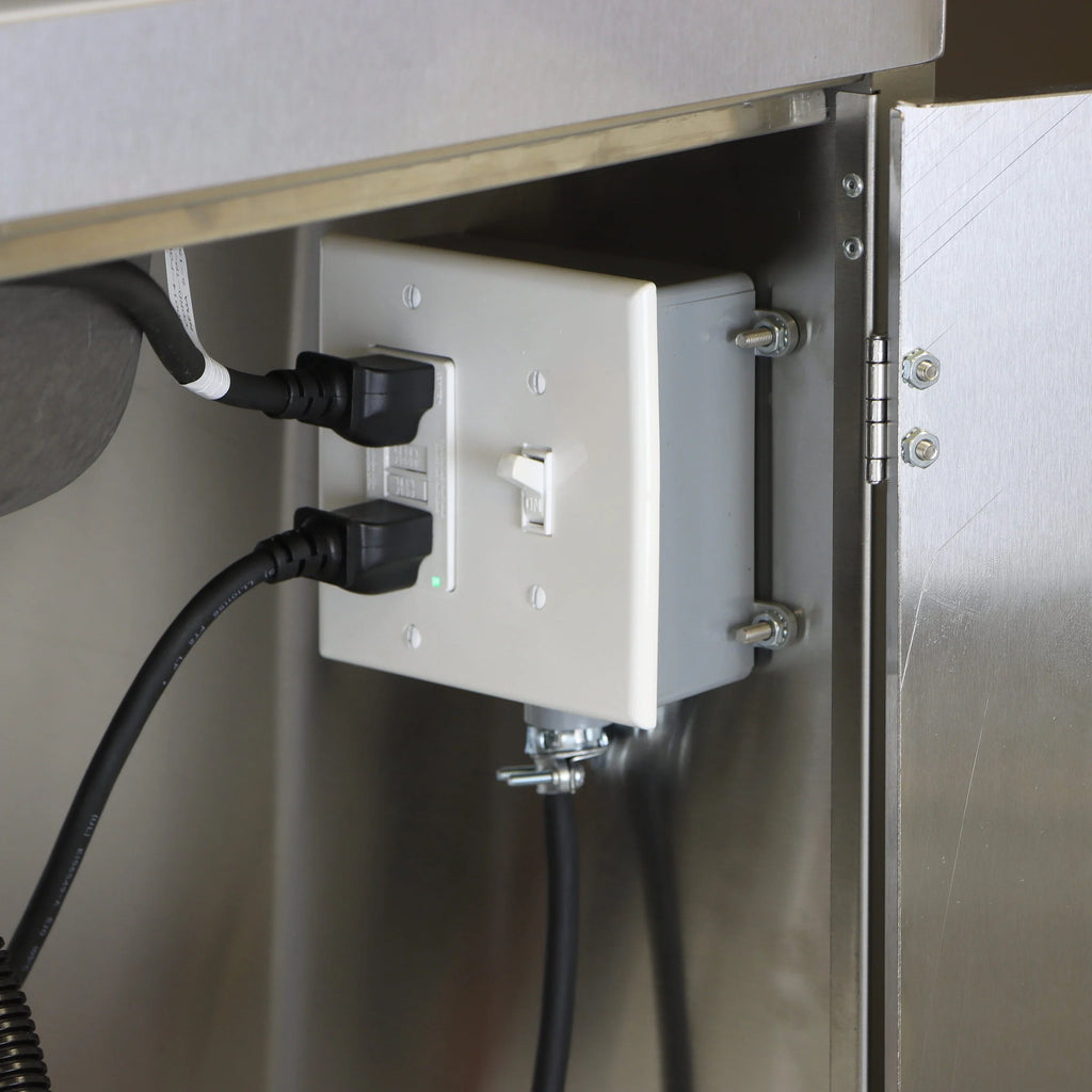 Electric Portable Sink with Hot Water Heater and Pump - Movable Steel Hand Washing Sink I85690