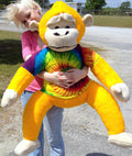 Yellow Plush Monkey 40-inches Tall V355