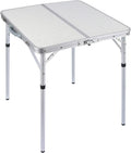 Small Square Folding Table 2 Foot Portable Aluminum Camping Table V9628