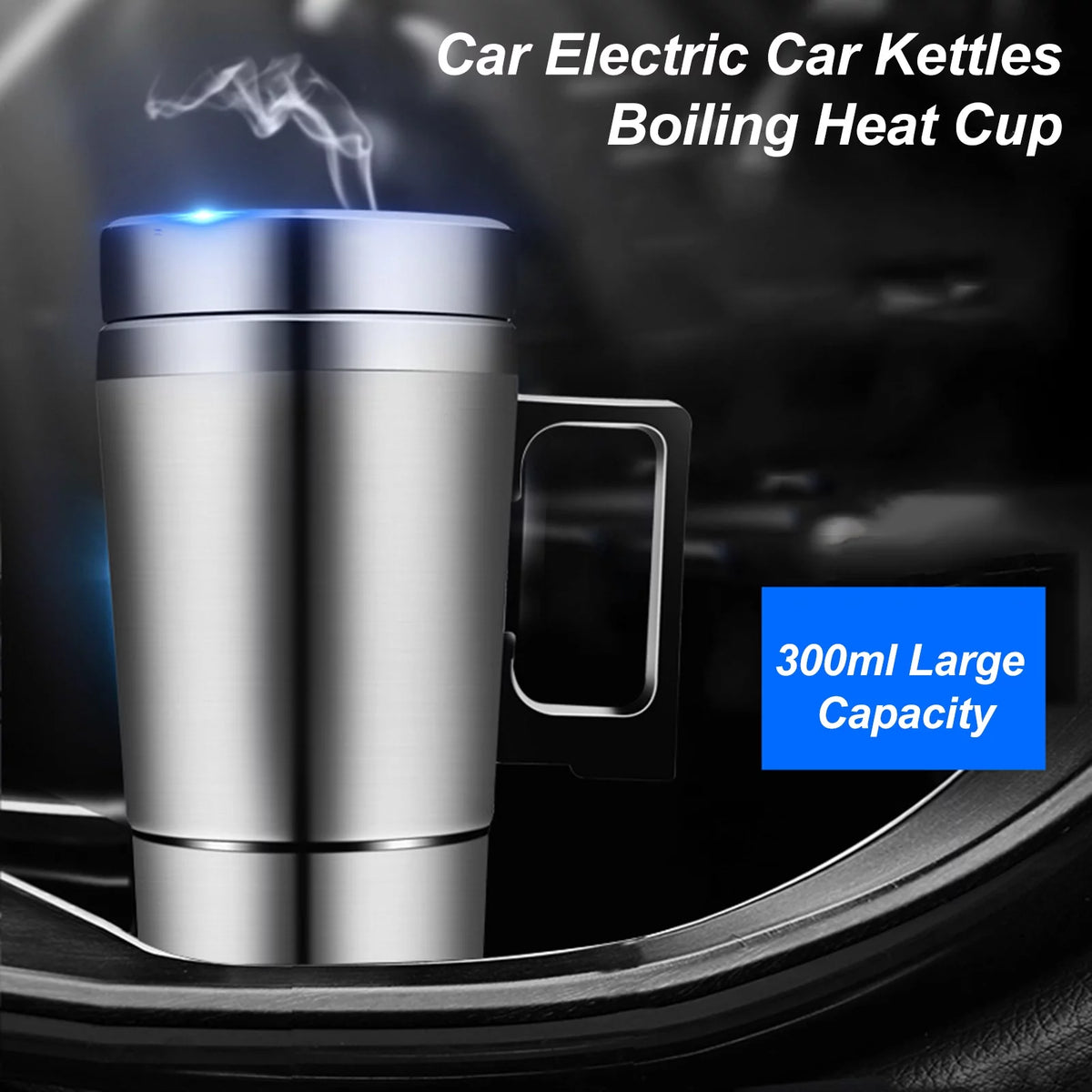 300ml 24V Stainless Steel Electric Car Kettle B865209