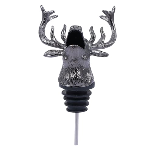 Creative Elk Head Wine Pourer Bottle Stopper M653572