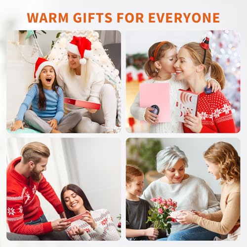 Rechargeable 2 Pack Magnetic Electric Hand Warmer with Digital Display P7744