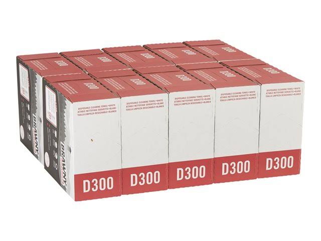Industrial Medium Duty All Purpose Wipers, 110 sheets, 10 pack, White Q4881