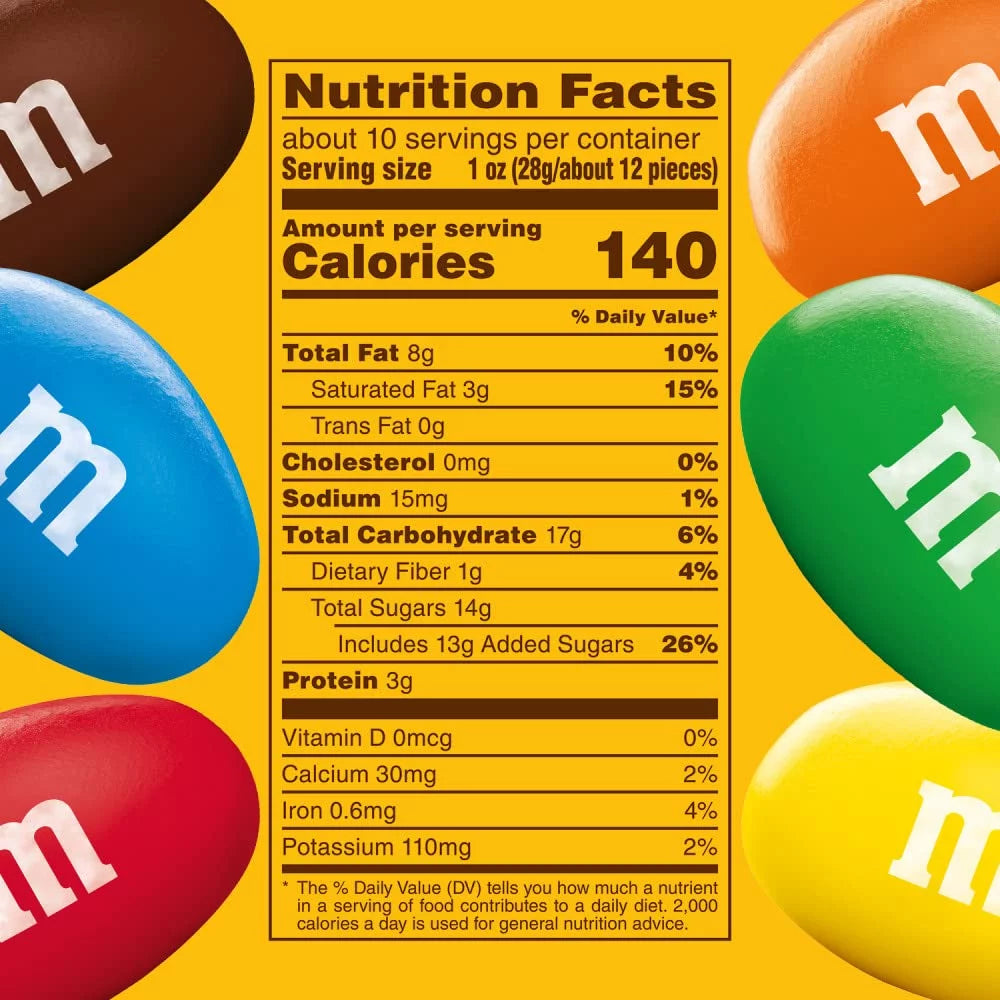 Peanut Chocolate Candies 10.05 Oz Resealable Bag Pack of 3 D693