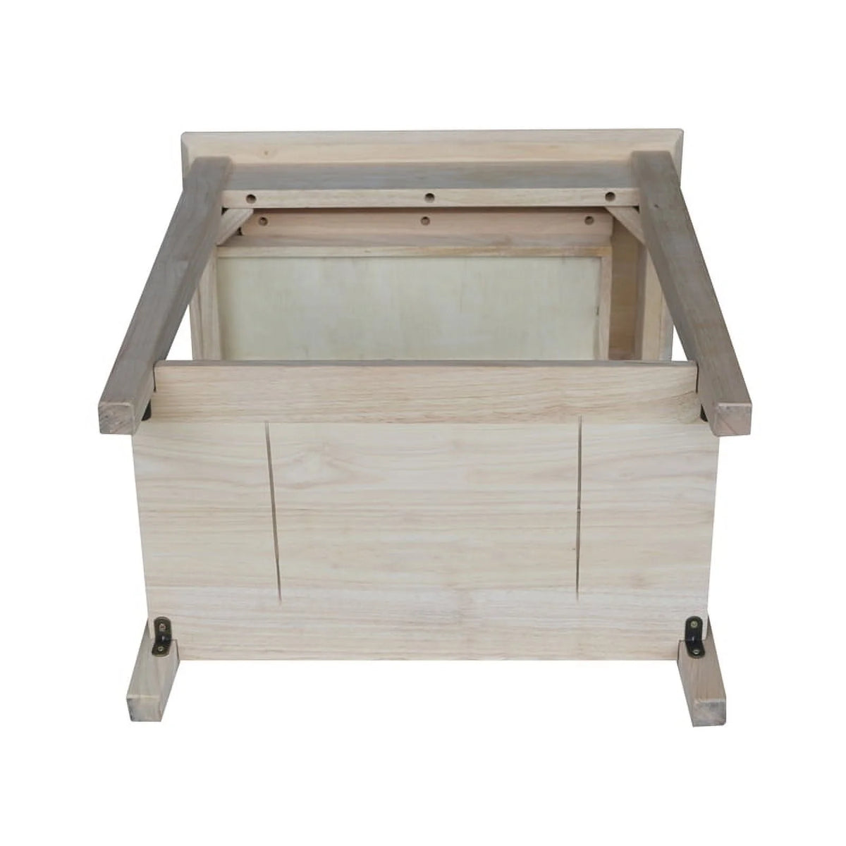Solid Wood Unfinished 1-Drawer End Table Z4728