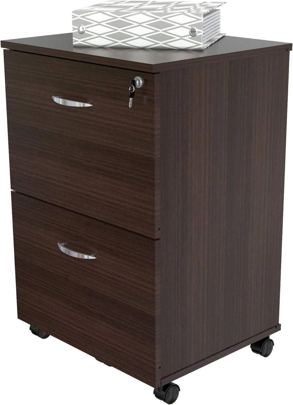 2-Drawer Espresso File Cabinet O25830