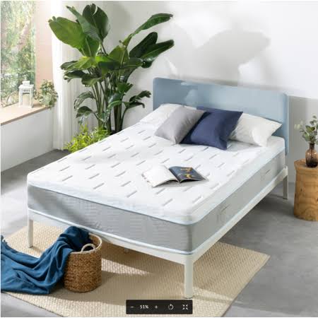 King Gel Memory Foam Mattress with Cooling Fabric U4066