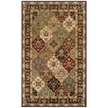 Chocolate 8' x 10' Floral Indoor Area Rug A12472