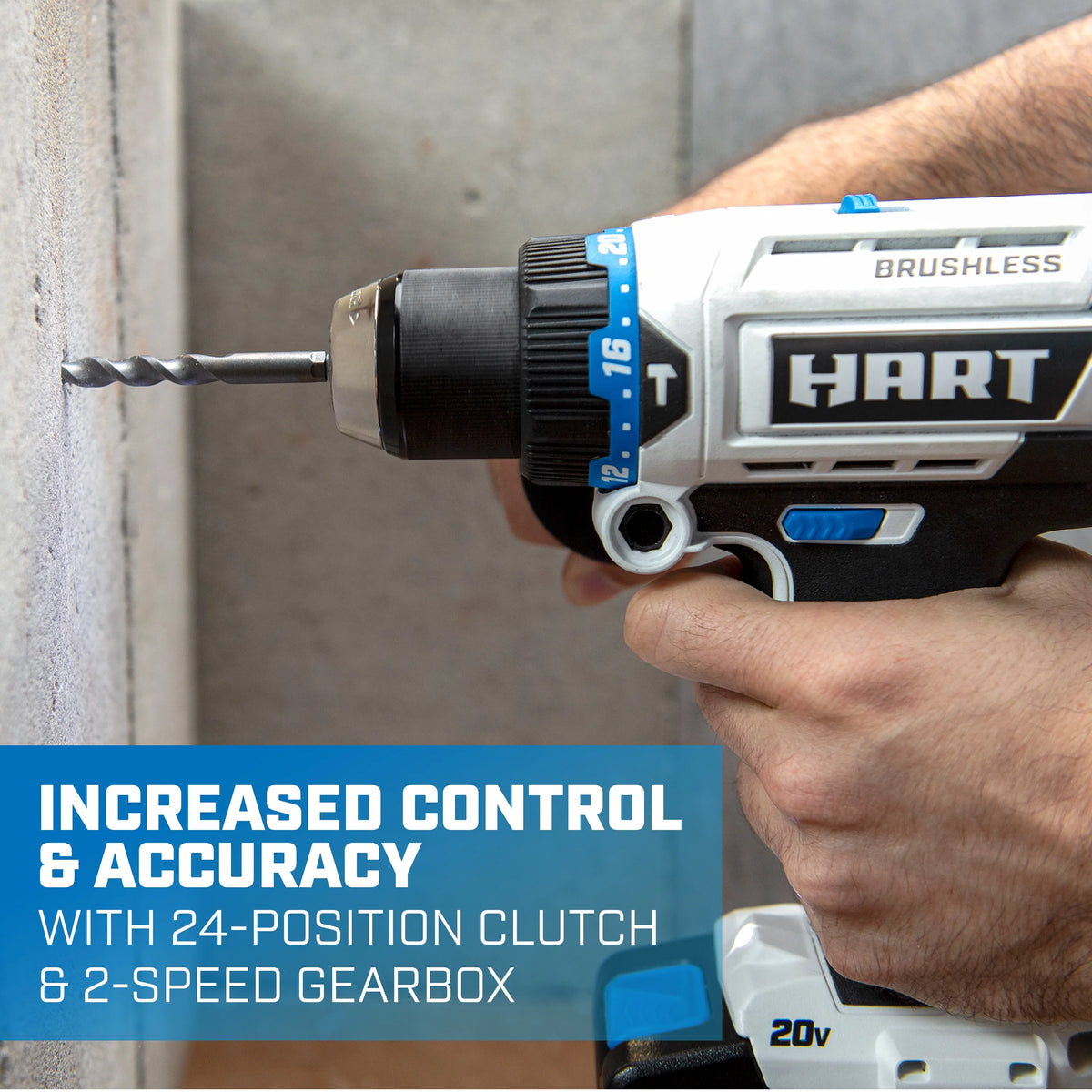 20-Volt Brushless 1/2 Inch Hammer Drill Kit V783