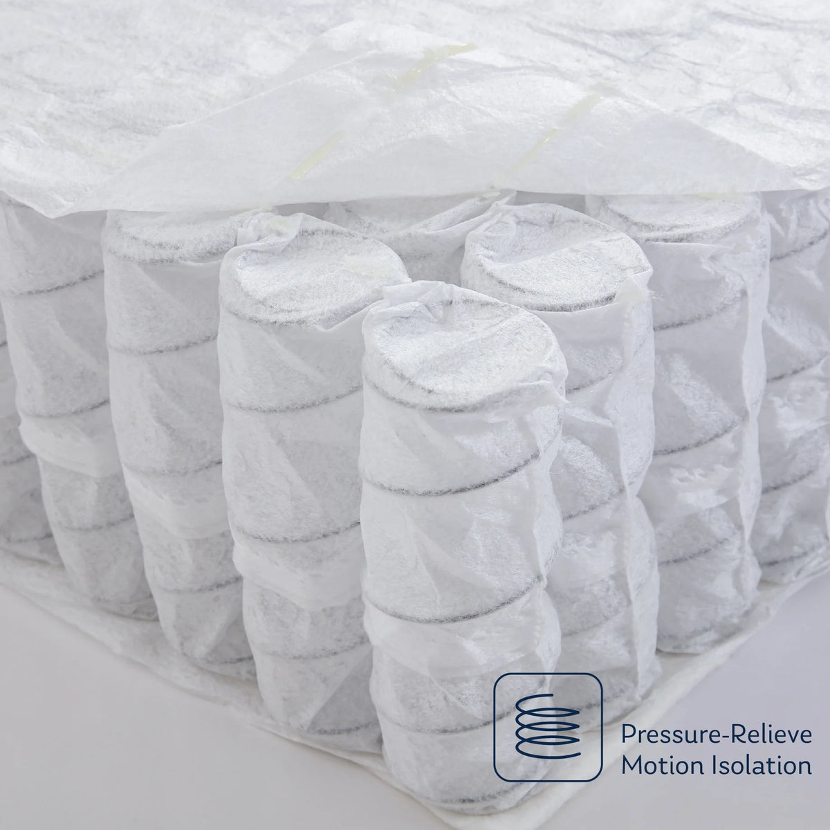 Black 12 inch Full Size Memory Foam Hybrid Mattress C5026