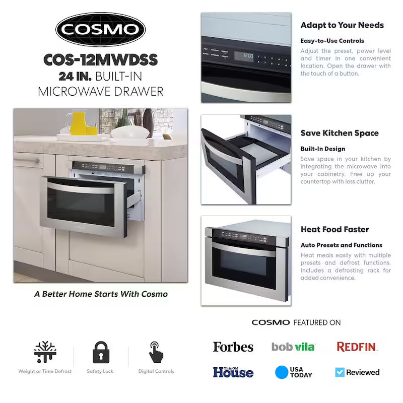 1.2 cu. ft. Stainless Steel Microwave Drawer Q566253