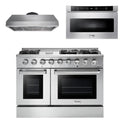 48 Dual Fuel Range, Range Hood, Microwave T175262
