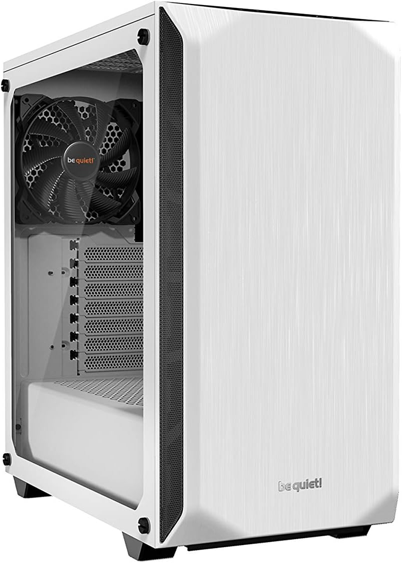 Black Mid Tower ATX Case with Tempered Glass Window O703