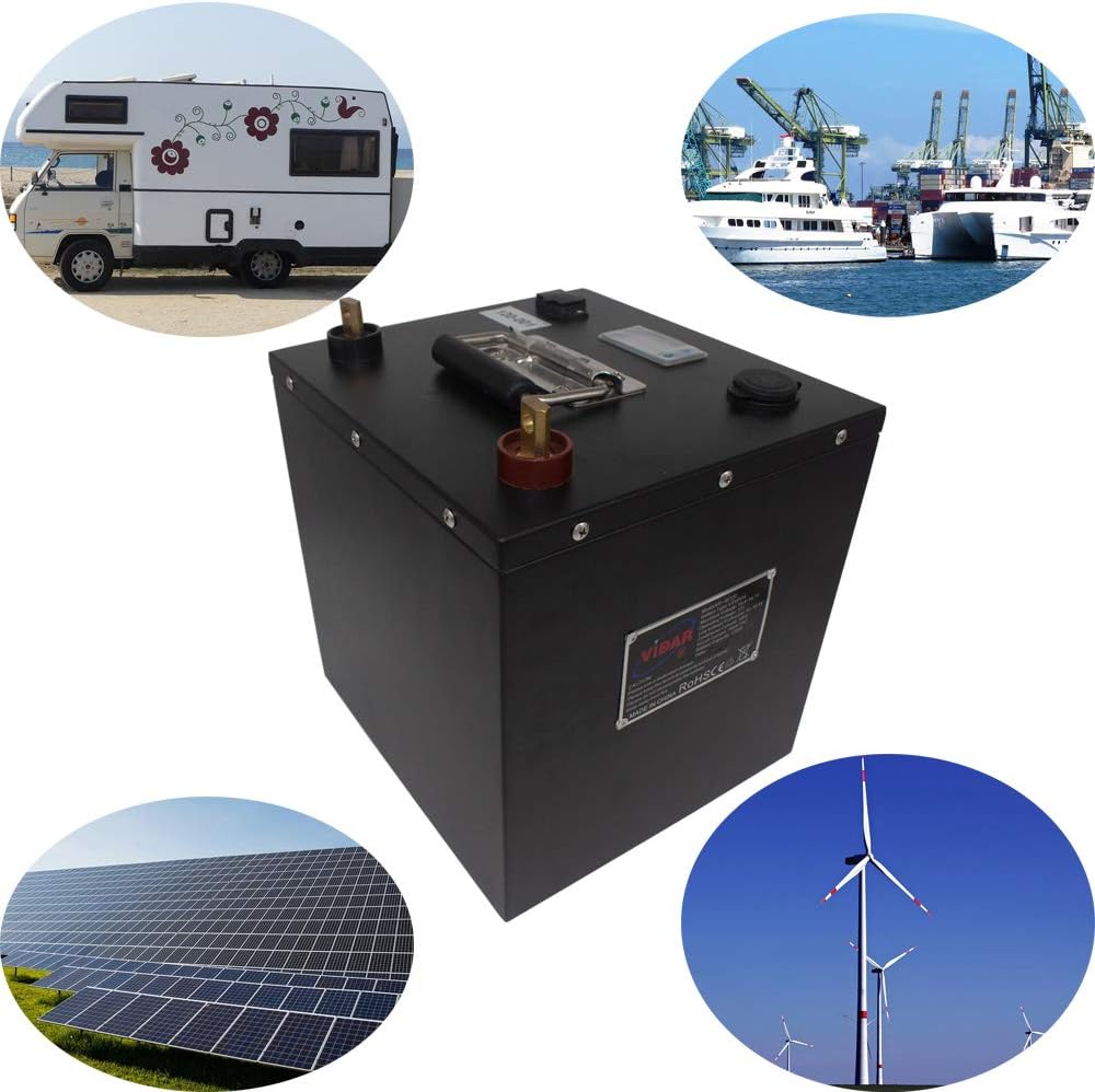 12V 120Ah LiFePO4 Deep-Cycle Battery with Built-in BMS T114
