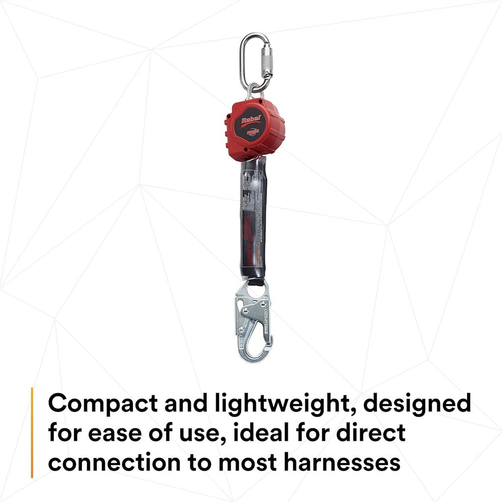 Self Retracting Lifeline with Steel Snap Hook and Carabiner V26165