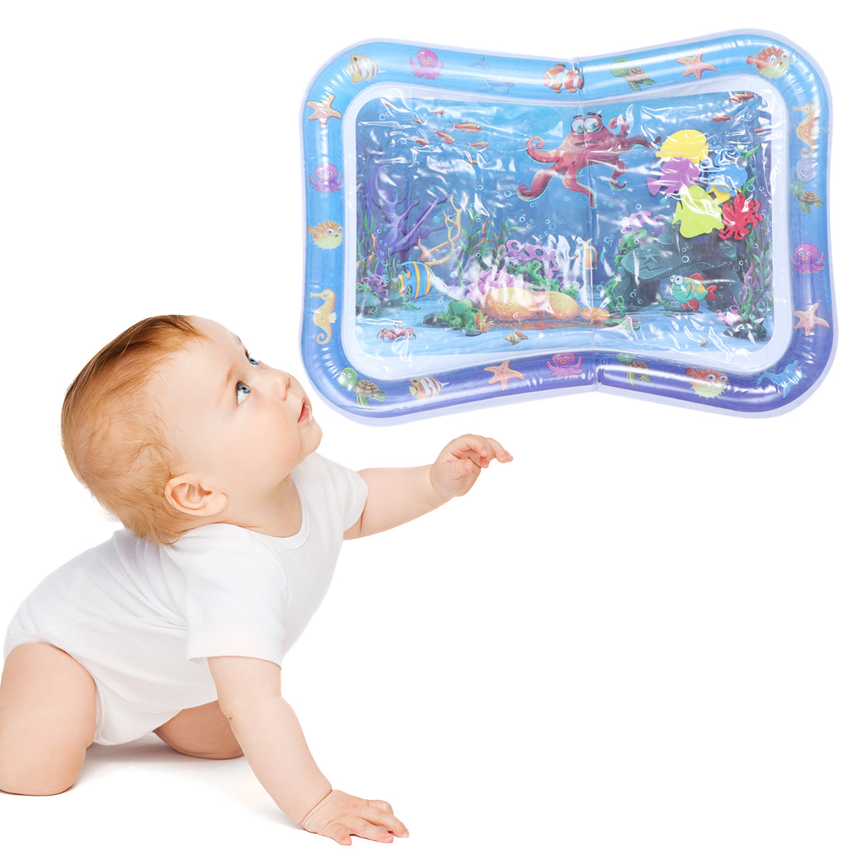 Inflatable Crawling Cushion Water Play Mat (Blue) R746023