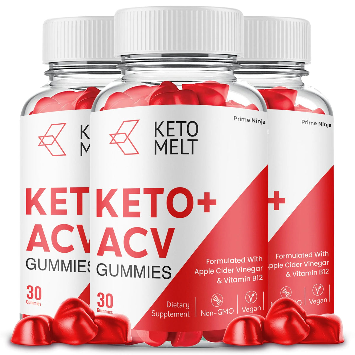 Keto Melt ACV Gummies 3 Pack B380687