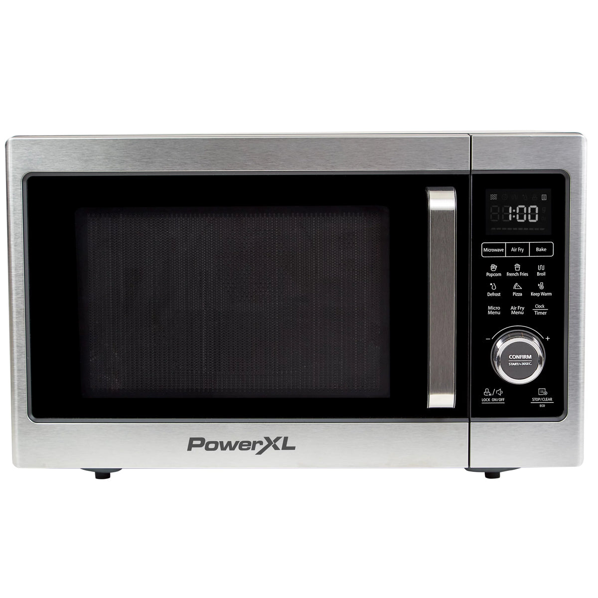 Stainless Steel Black Microwave Air Fryer D76754