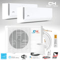 18000 BTU 230V Dual Zone Mini Split Heat Pump Air Conditioner S49158