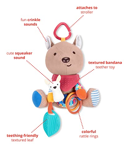 Baby Activity and Teething Toy with Rattle and Textures L7422