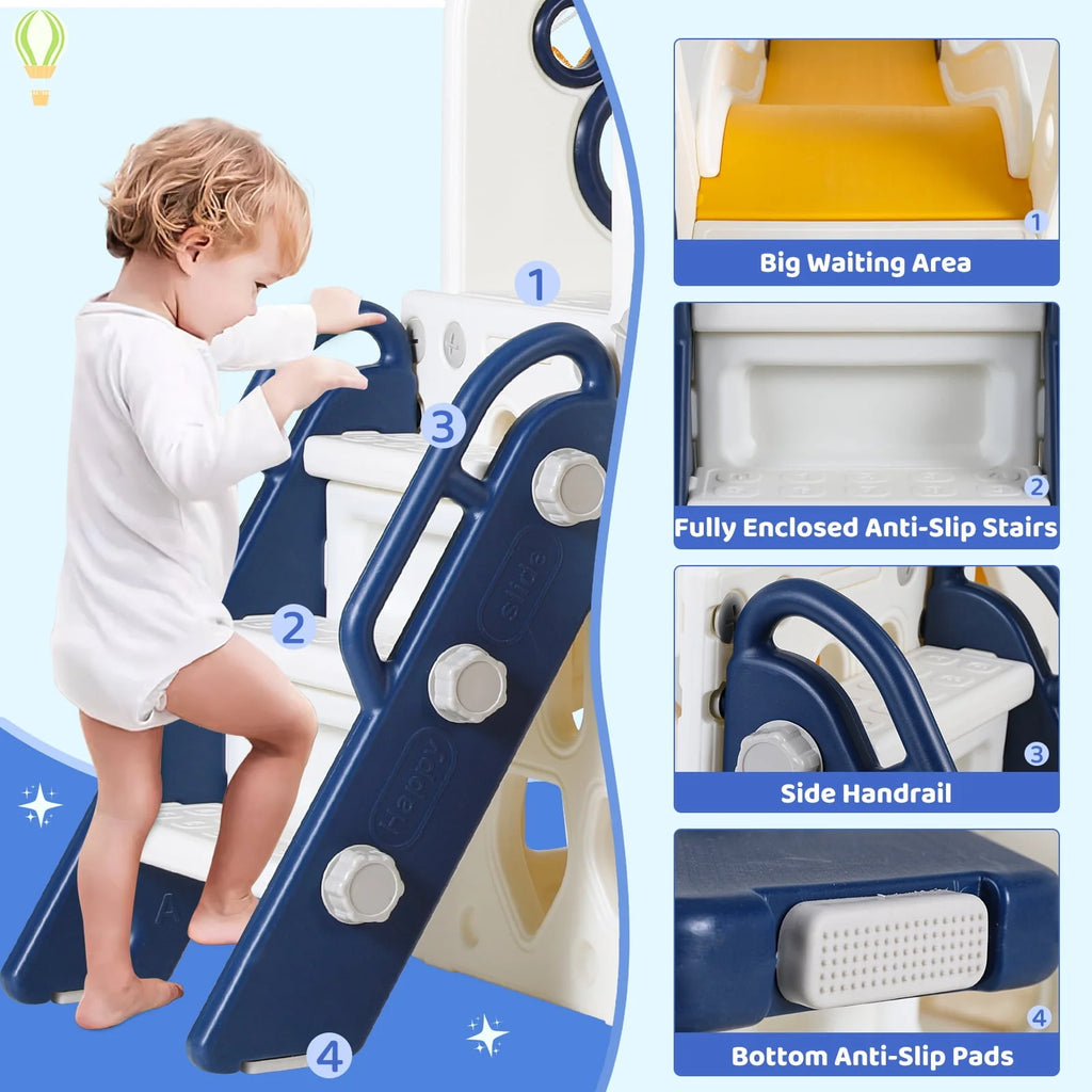 5 in 1 Toddler Swing and Slide Set R673