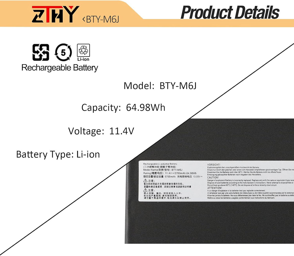 Laptop Battery Pack of 2 Z1418