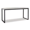 63 in. Faux Concrete Melamine Top Home Office Desk G121