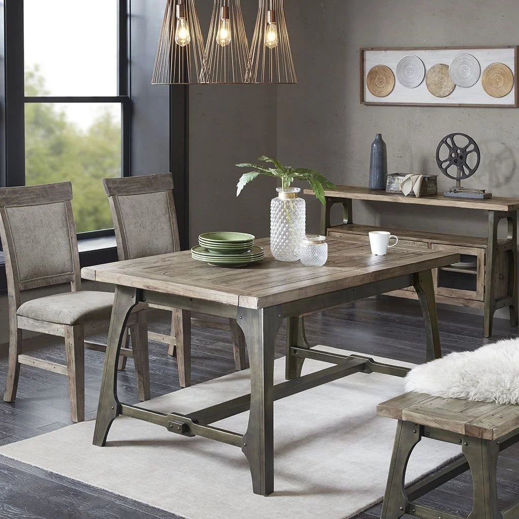 Grey Extension Dining Table Q339