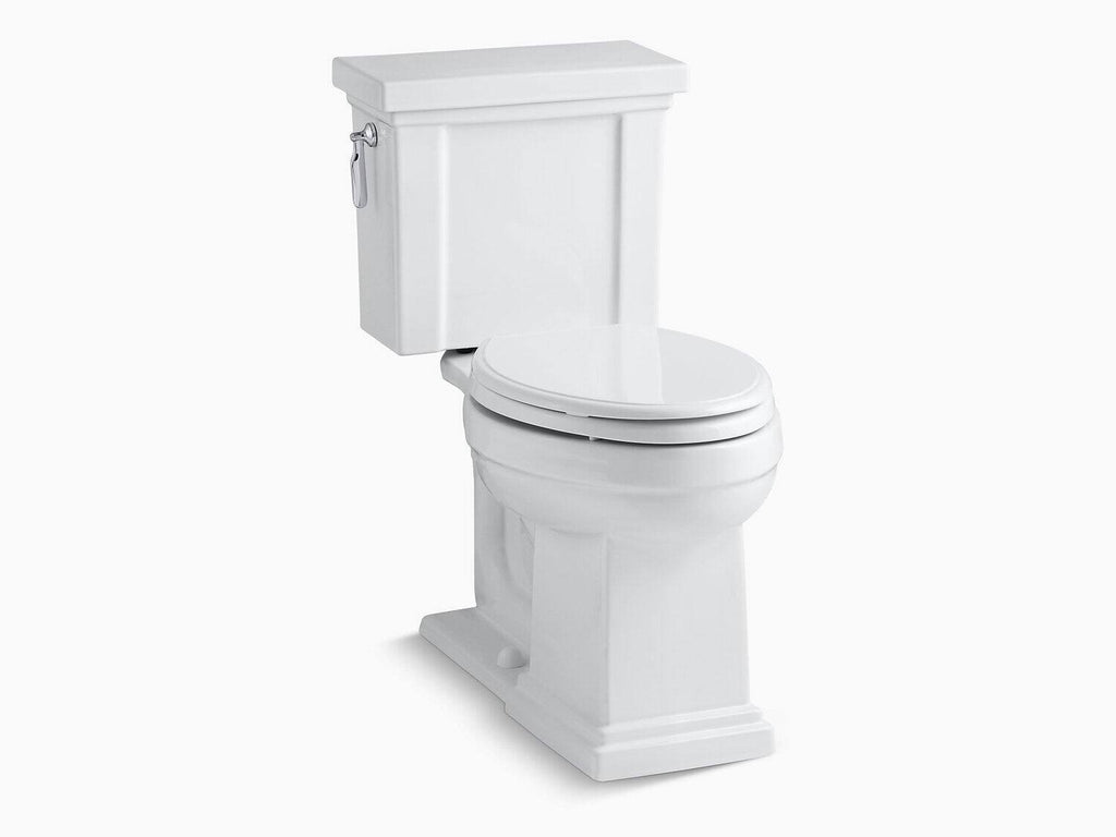 Black Two Piece Elongated Toilet K2295