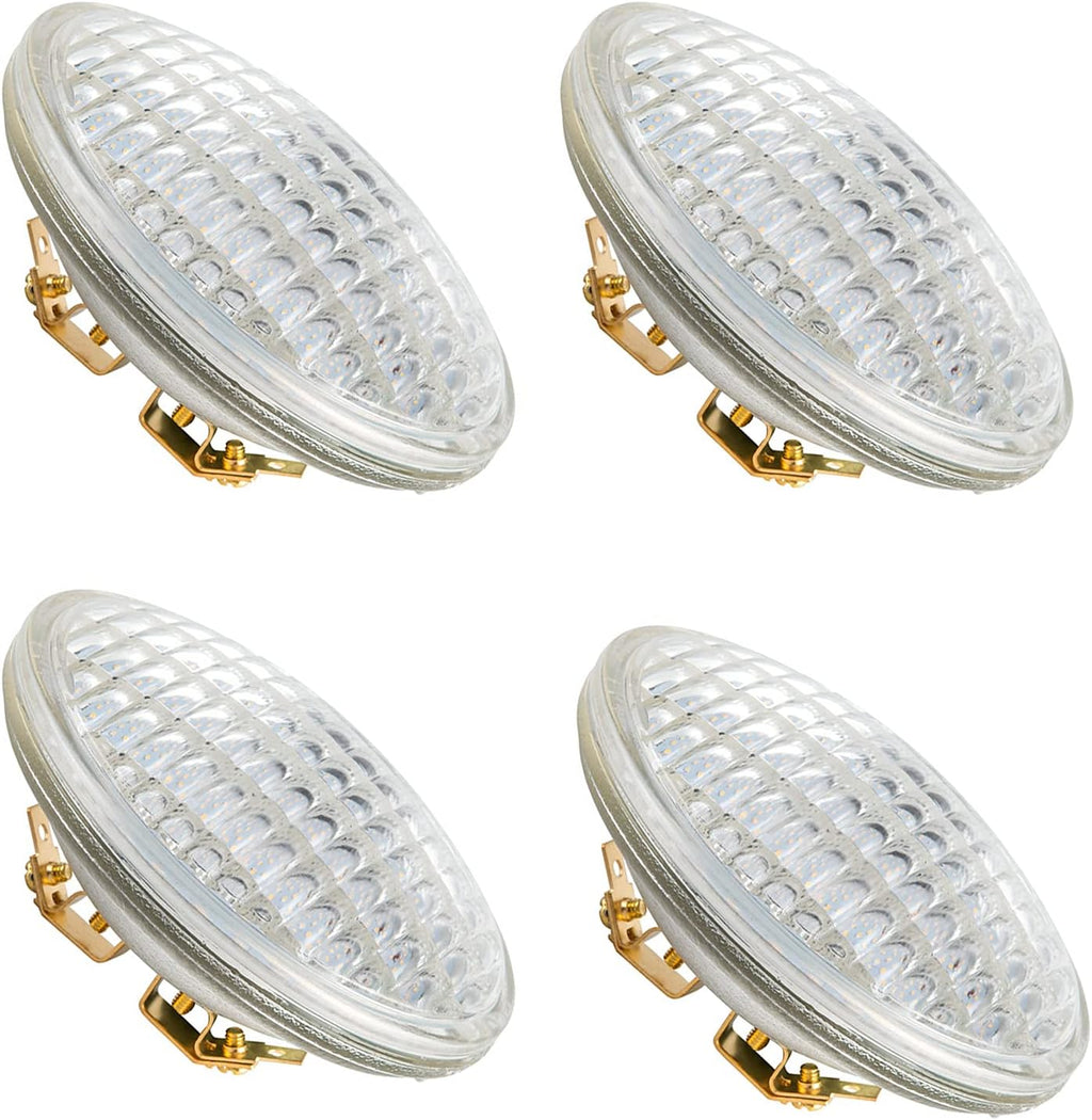 PAR36 LED Landscape Light Bulb, 6W 600 Lumen, Daylight White 6000K, 12V DC/AC, 4 Pack D509626