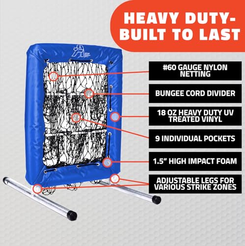 Baseball Pitching Net with Strike Zone A1179