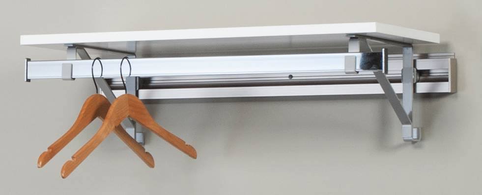 Heavy Duty Closet System in White and Silver V259217