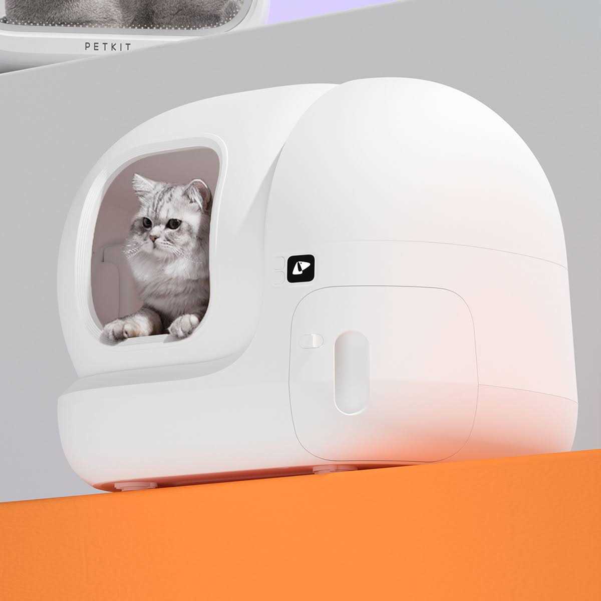 Self-Cleaning Wifi Enabled Automatic Cat Litter Box with Litter Mat O489472