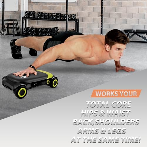 Ab Roller Board with 4 Wheels and Knee Pad L4682