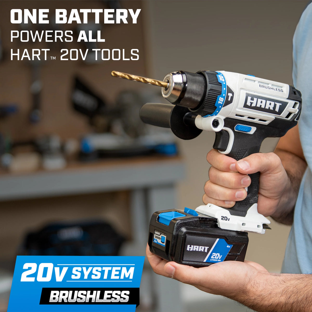 20-Volt Brushless 1/2 Inch Hammer Drill Kit V783