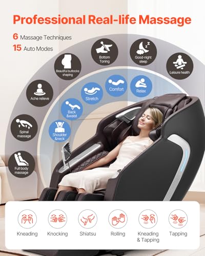 4D Full Body Zero Gravity Massage Chair with Heat L10682