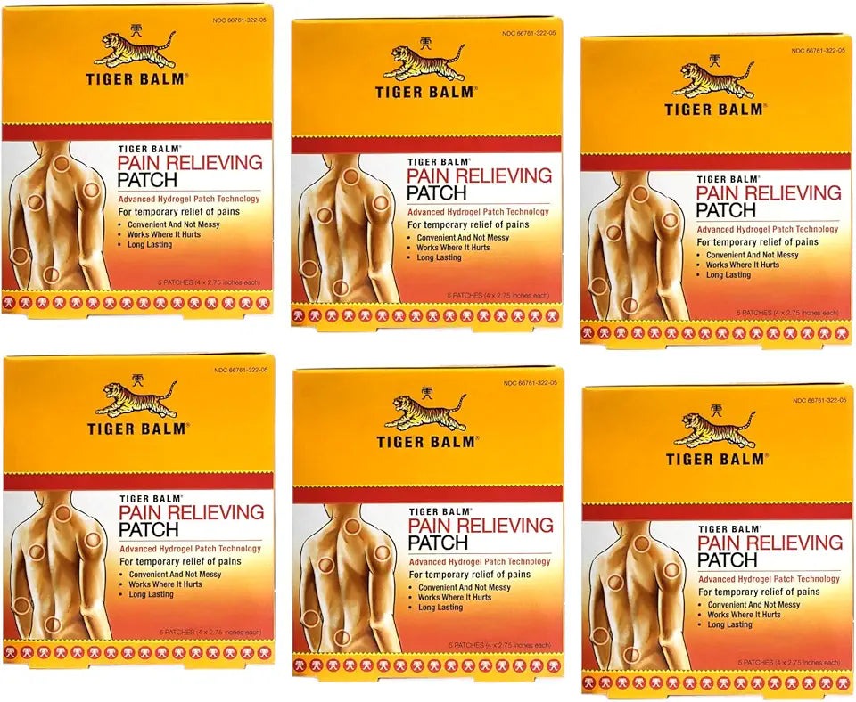 Pain Relieving Patch 5-Count Pack of 6 J17119