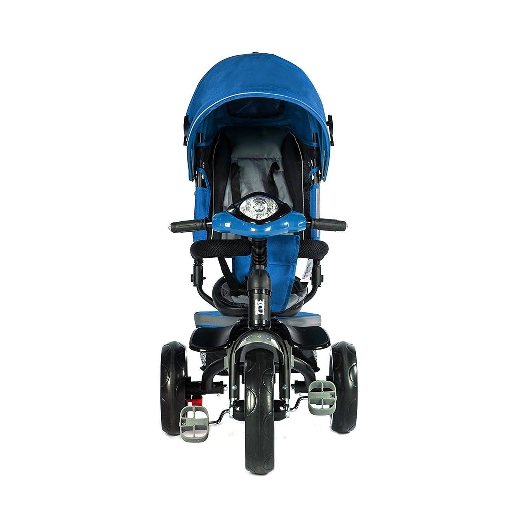 Blue 4-in-1 Stroller Trike with Canopy J501