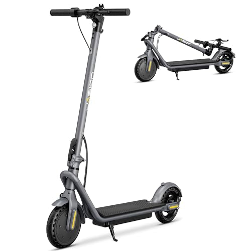 Electric Scooter, 25 Miles Range, 22MPH Max Speed, 850W Peak, 8.5"/10" Solid Tires, Dual Braking System P25524