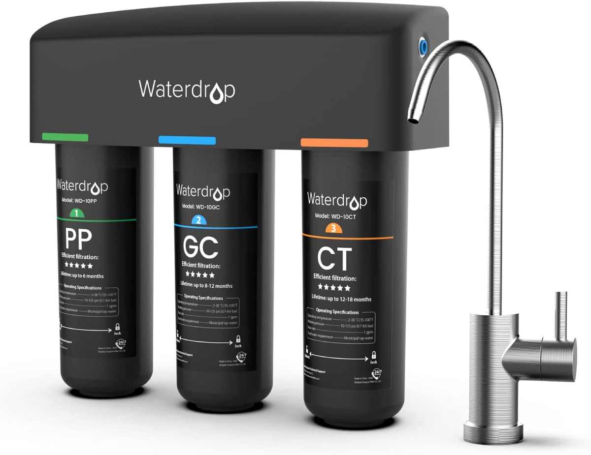 Under Sink Water Filter with Dedicated Faucet I76835